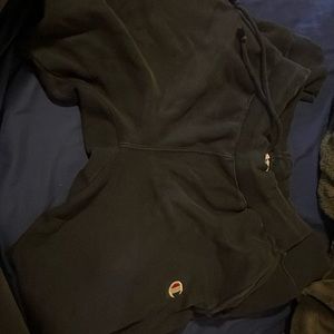 navy blue champion sweatpants